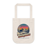 New Hampshire Retro Sunset Tote Bag