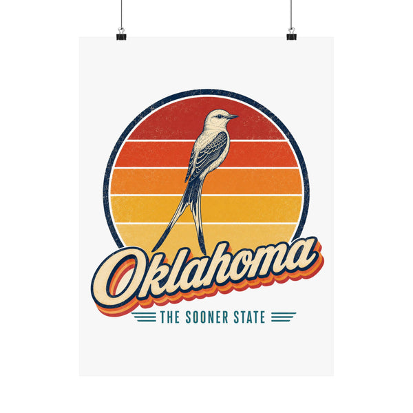 Oklahoma Scissor Tailed Flycatcher Poster