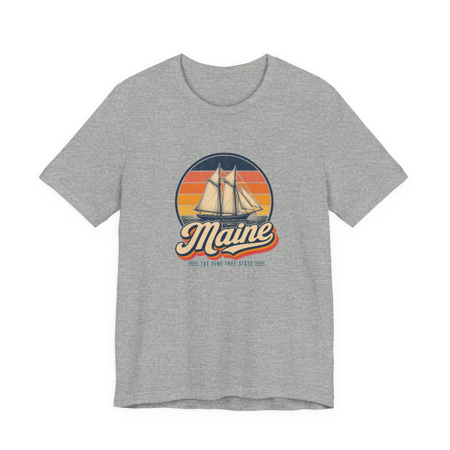 Maine Windjammer Schooner Tee