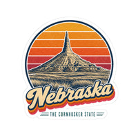 Nebraska Chimney Rock Sticker