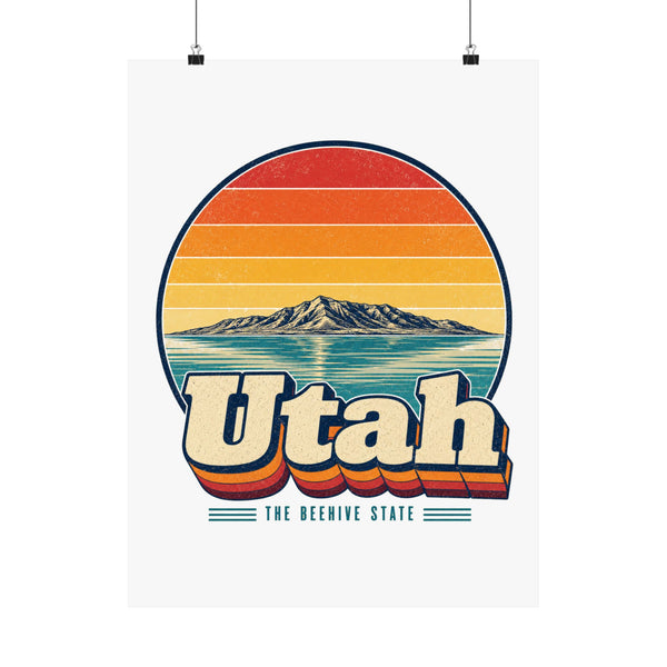 Utah Great Salt Lake Poster