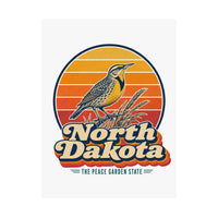 North Dakota Western Meadowlark Poster