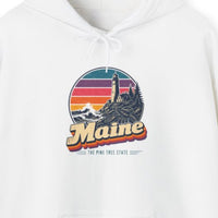 Maine Retro Sunset Hoodie