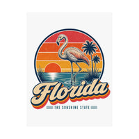 Florida Flamingo Poster