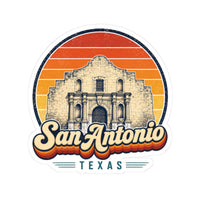 San Antonio Retro Sunset Sticker