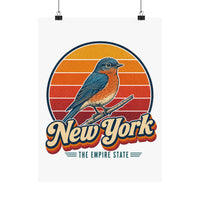 New York Eastern Bluebird Poster