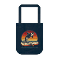 Washington Orca Whale Tote Bag