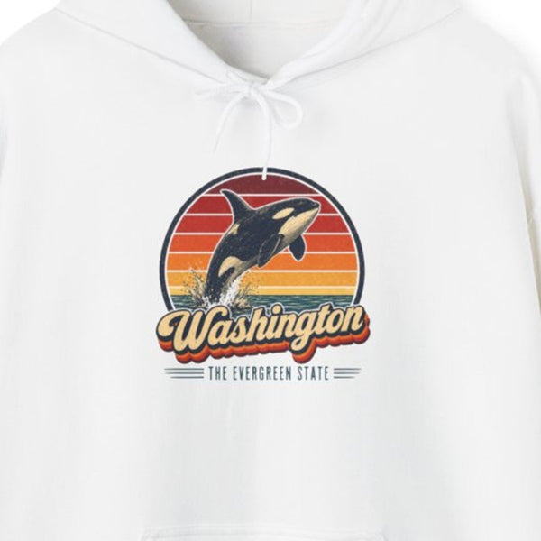 Washington Orca Whale Hoodie