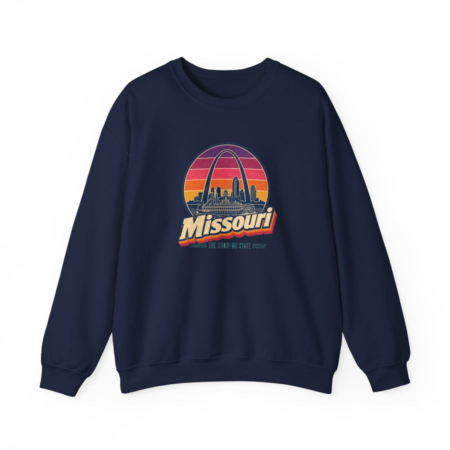 Missouri Retro Sunset Sweatshirt