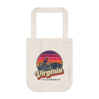 Virginia Retro Sunset Tote Bag
