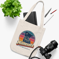 Minnesota Retro Sunset Tote Bag