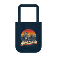 North Dakota Ice Fishing Tote Bag