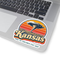 Kansas Tornado On The Plains Sticker