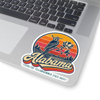 Alabama Retro Sunset Sticker