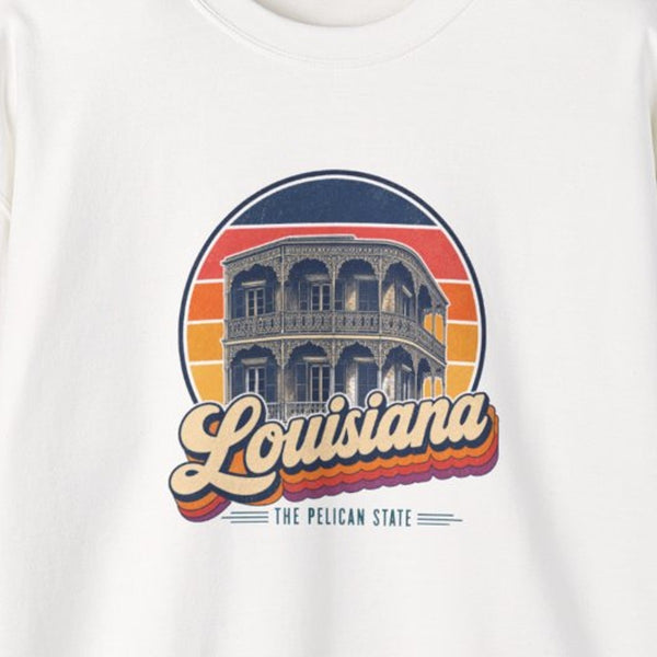 Louisiana French Quarter Balconies Sweatshirt