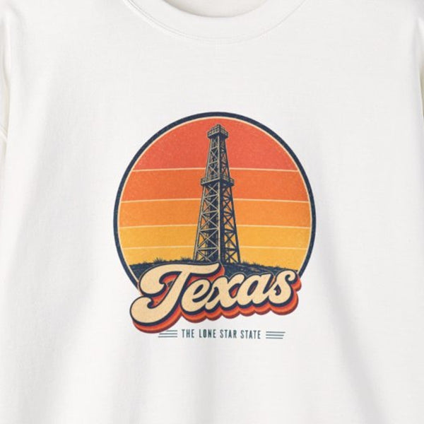 Texas Oil Derrick Sweatshirt