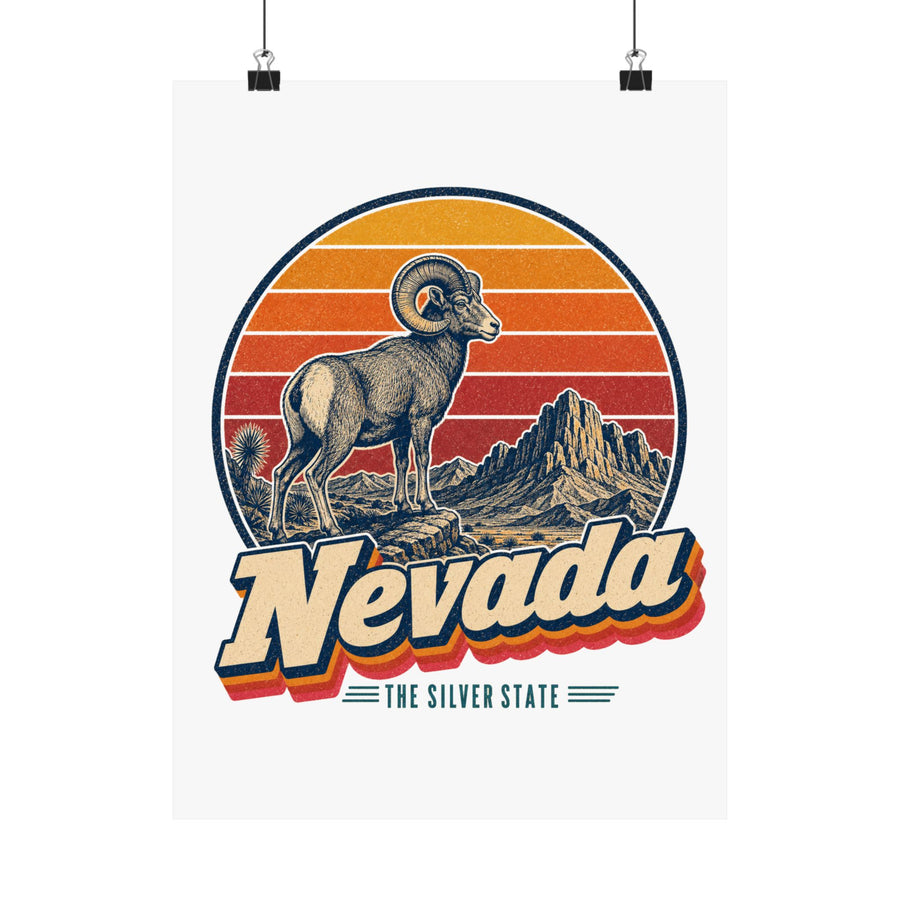 Nevada Desert Bighorn Sheep Poster