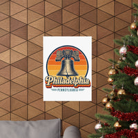 Philadelphia Retro Sunset Poster