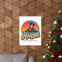 Hawaii Erupting Volcano Poster