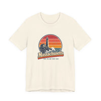 Massachusetts Lighthouse On A Bluff Tee