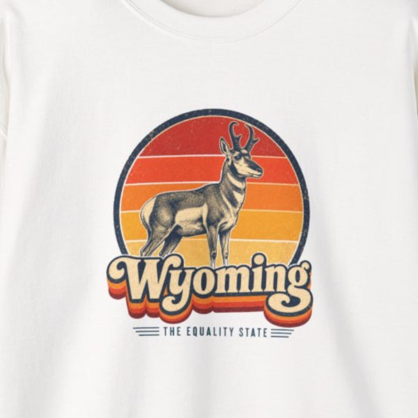 Wyoming Pronghorn Antelope Sweatshirt