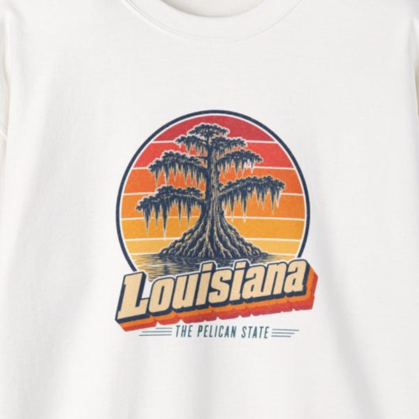 Louisiana Bayou Cypress And Moss Sweatshirt