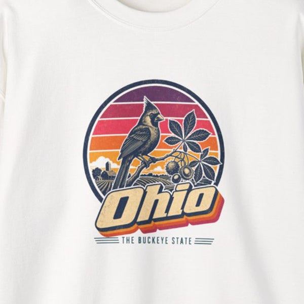 Ohio Retro Sunset Sweatshirt