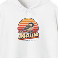 Maine Black Capped Chickadee Hoodie