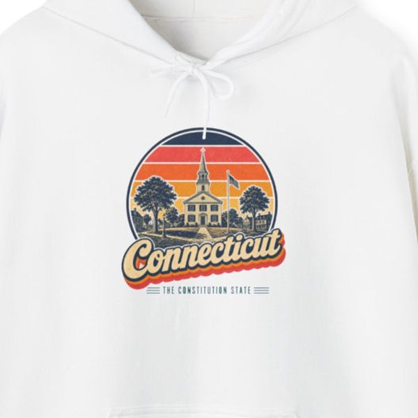 Connecticut Colonial Town Green Hoodie