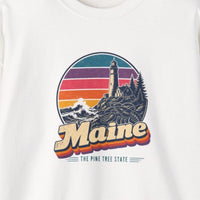 Maine Retro Sunset Sweatshirt