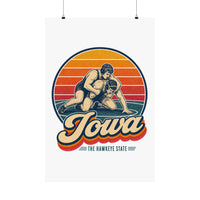 Iowa Wrestling Poster