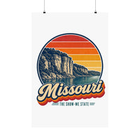 Missouri Ozark Lake Bluffs Poster