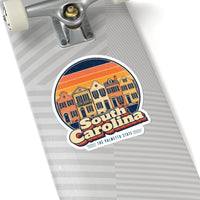 South Carolina Rainbow Row Charleston Sticker