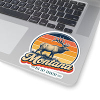 Montana Bull Elk Sticker