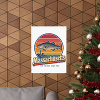 Massachusetts Cod Fish Poster