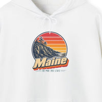 Maine Acadia Coastline Hoodie
