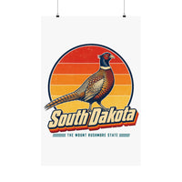 South Dakota Ring Necked Pheasant Poster