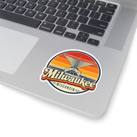 Milwaukee Retro Sunset Sticker