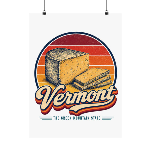 Vermont Cheddar Cheese Poster