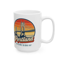 Portland Retro Sunset Mug