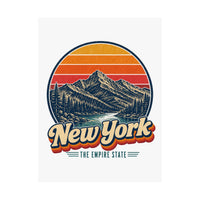 New York Adirondack Peaks Poster