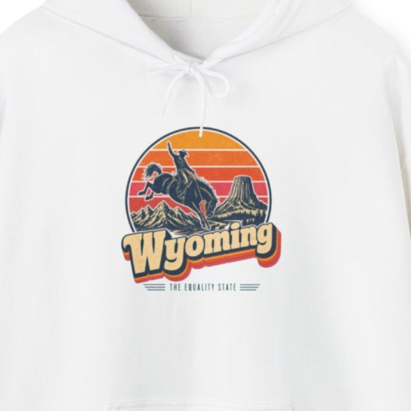 Wyoming retro hoodie