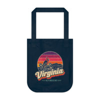 Virginia Retro Sunset Tote Bag