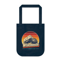Wisconsin Cheesehead Football Tote Bag
