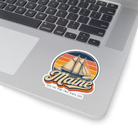 Maine Windjammer Schooner Sticker