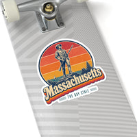 Massachusetts Minuteman Statue Sticker