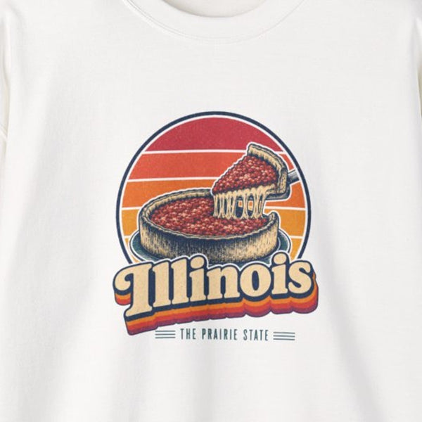 Illinois Deep Dish Pizza Sweatshirt