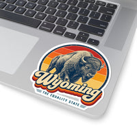 Wyoming Bison Sticker