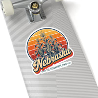 Nebraska Corn Stalks Sticker