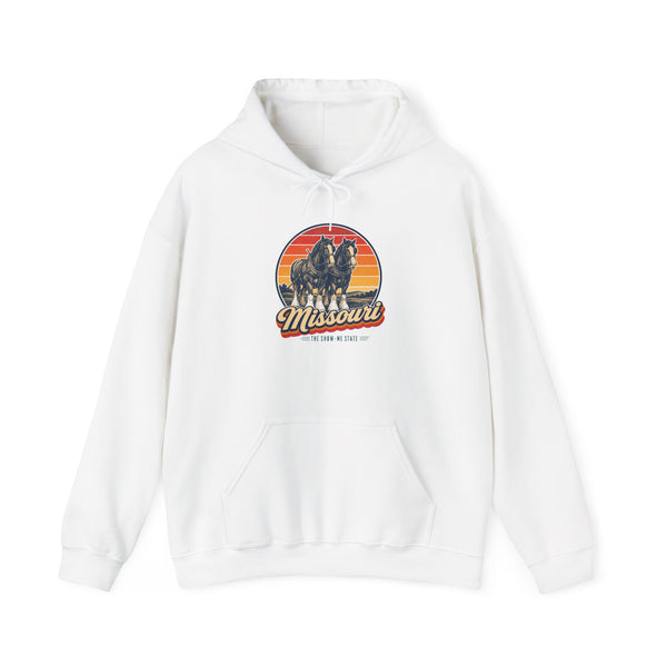 Missouri Clydesdale Horses Hoodie